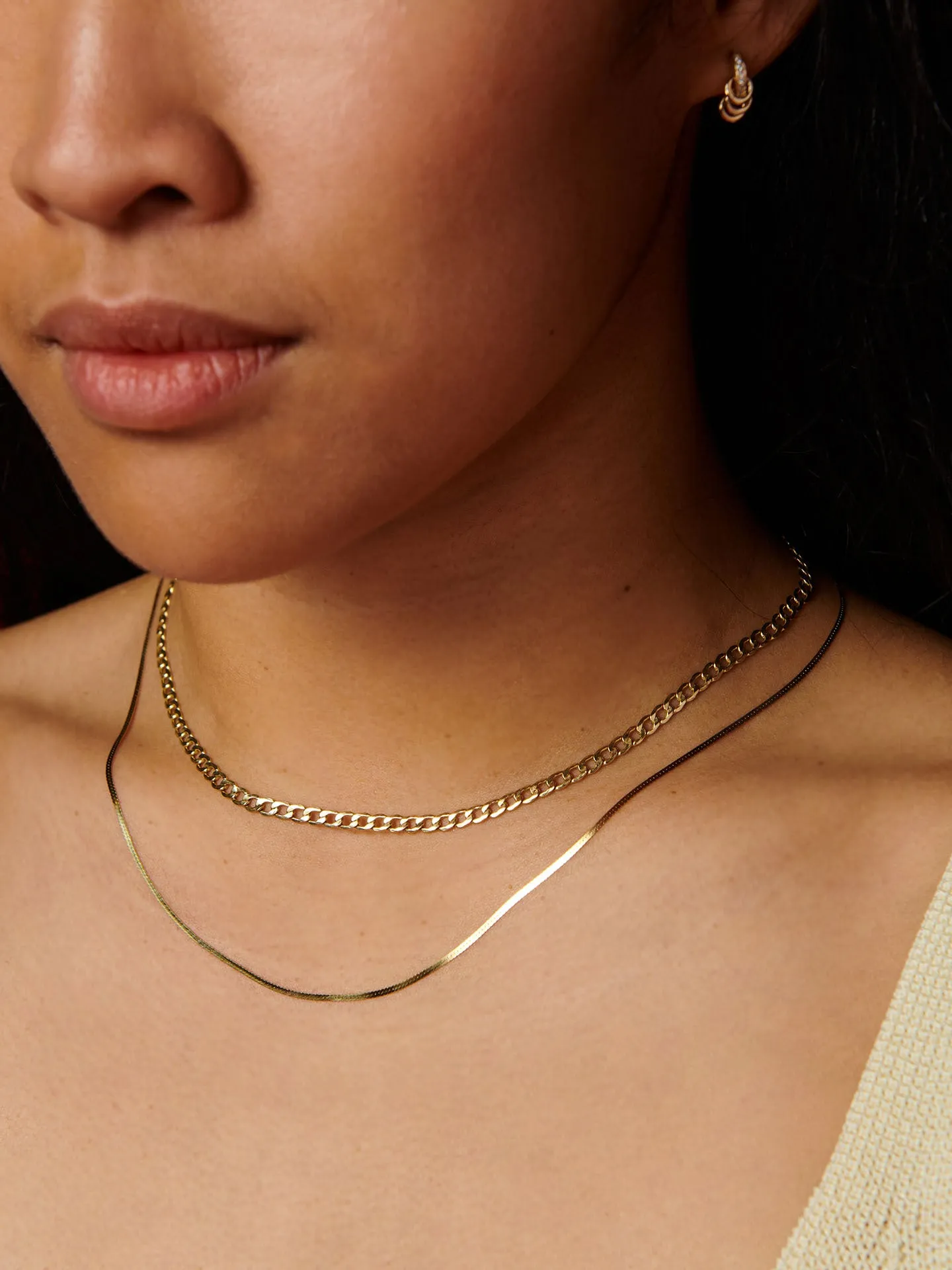 Demi Herringbone Necklace