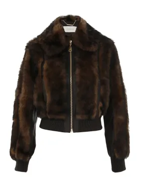 Illustration Shearling Coat