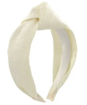 Knot Headband in Ivory