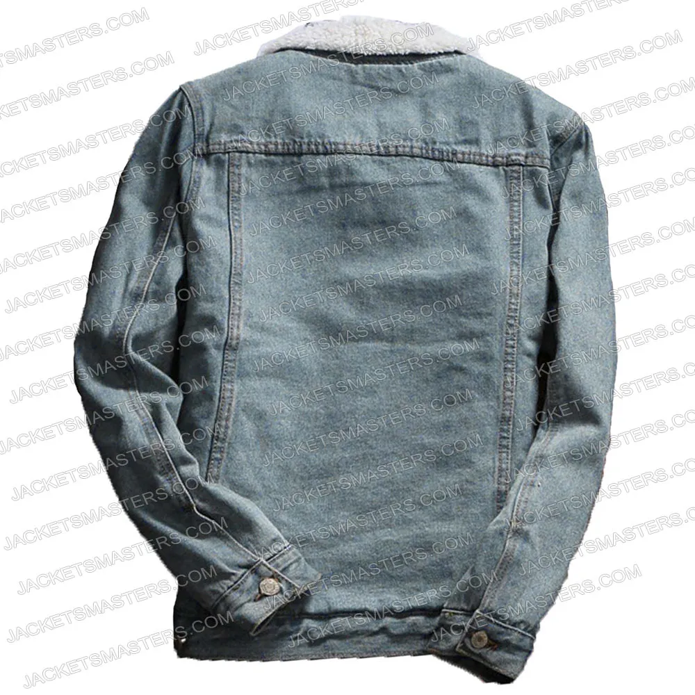 Kevin Garvey Denim Shearling Jacket