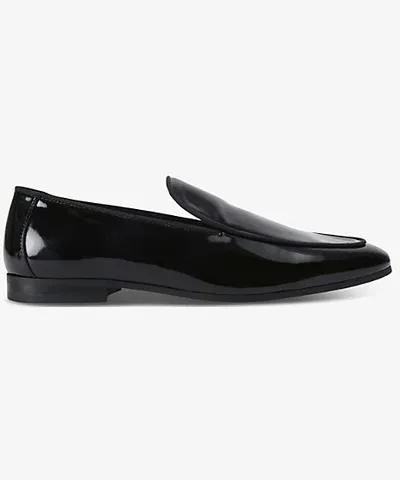 Kurt Geiger Garrick Black Patent Leather Loafers