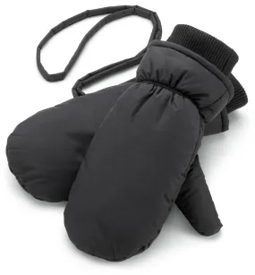 Manufactum Black Ladies' Padded Mittens