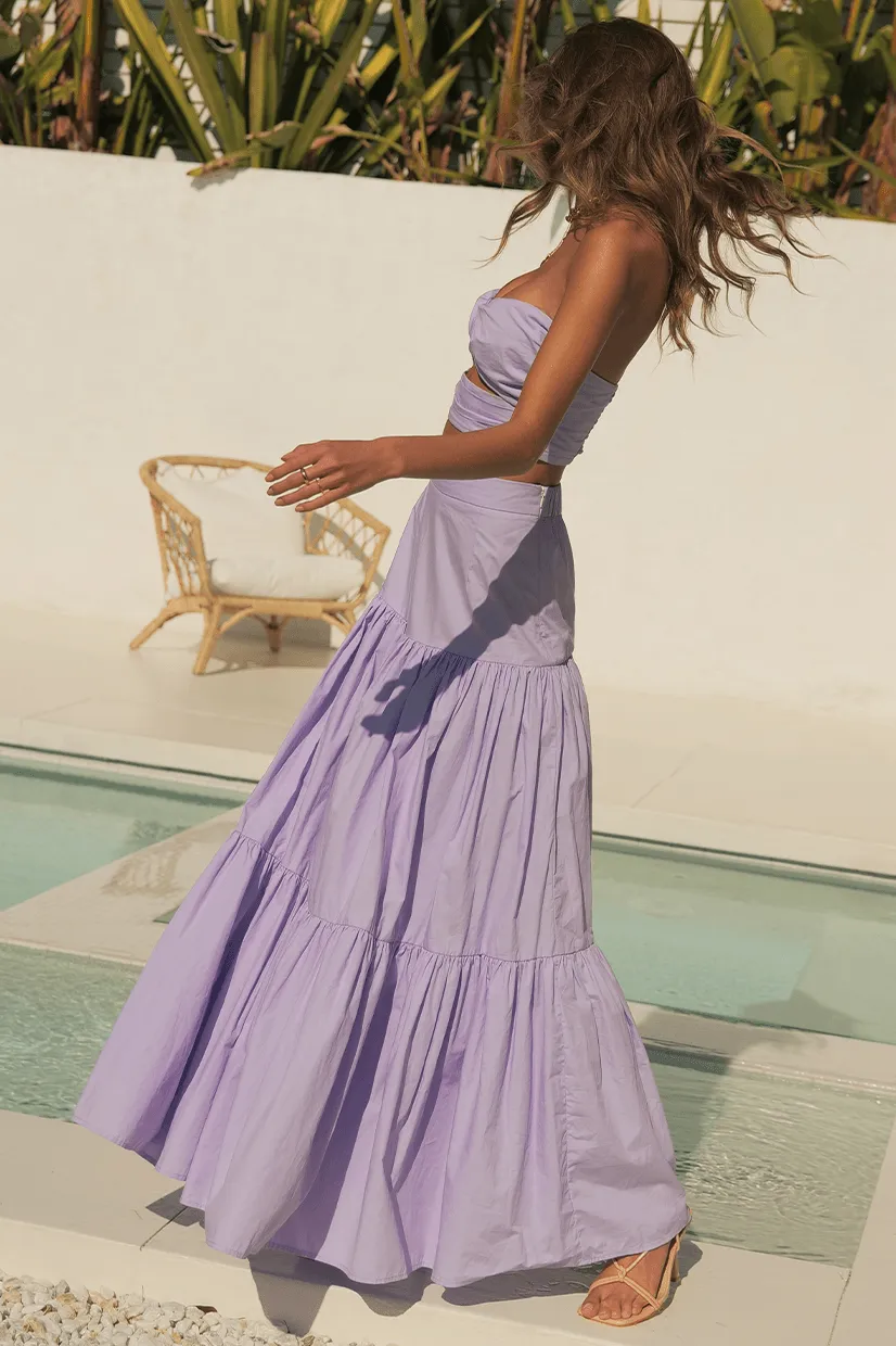 Leilani Maxi Skirt Lavender