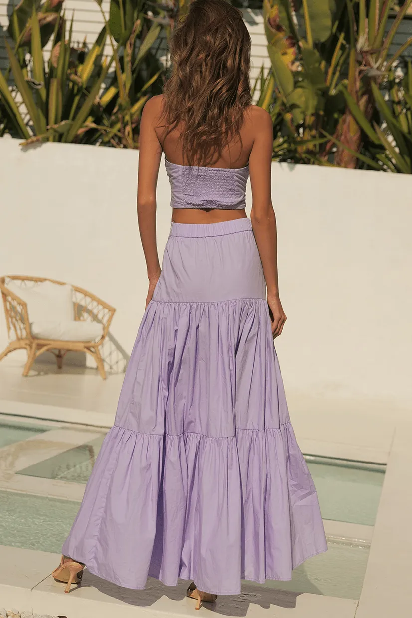 Leilani Maxi Skirt Lavender