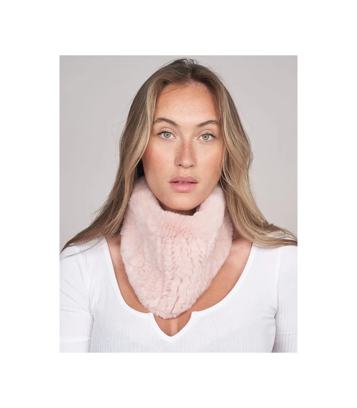 Alexandra Infinity Rex Fur Scarf