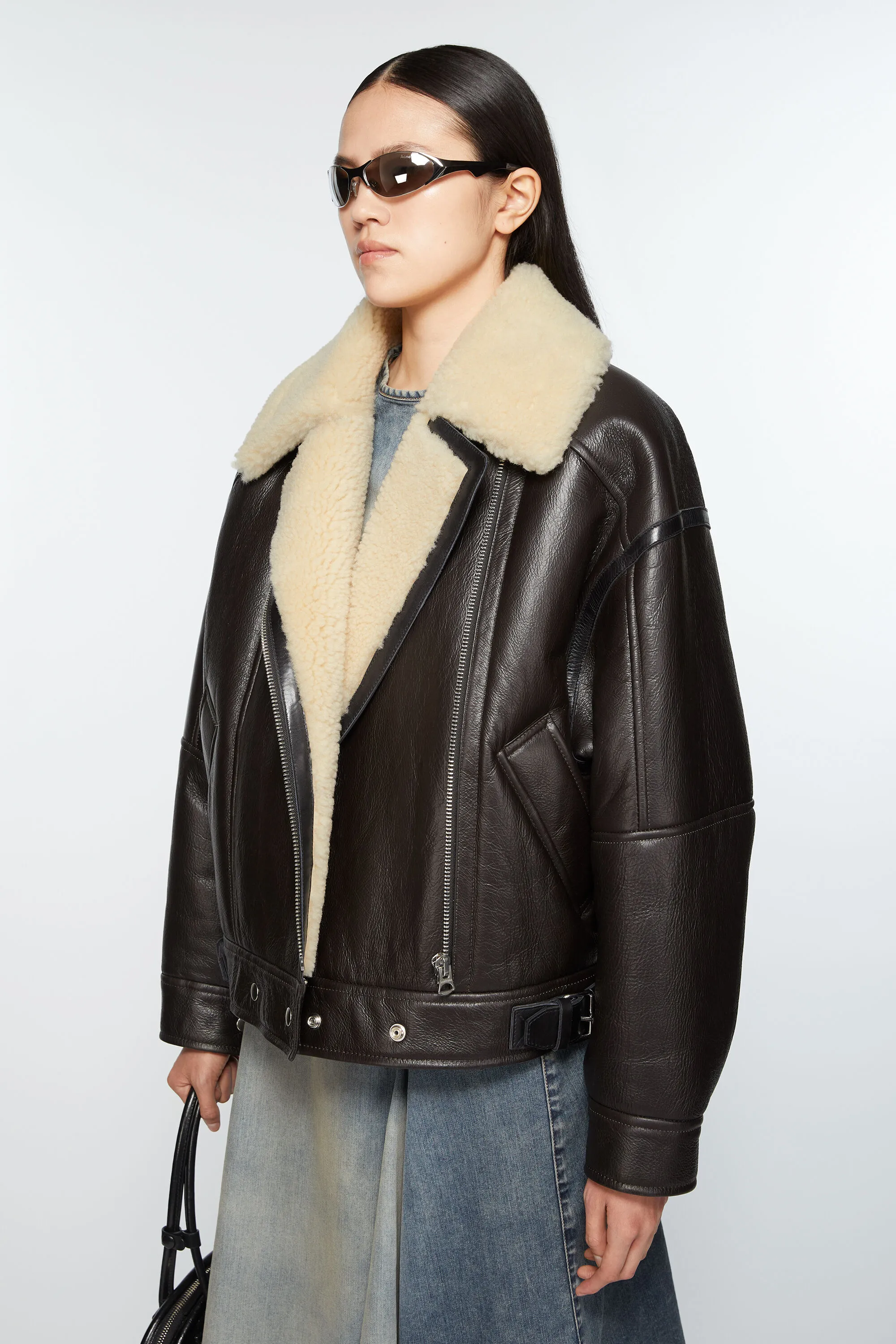 Premium Shearling Leather Jacket