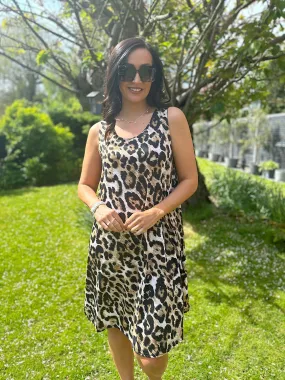 Leopard Sleeveless Dress