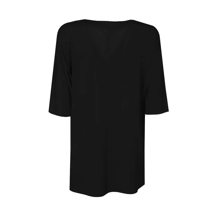 Black LINFA Blouse for Women