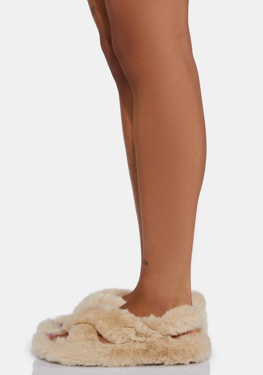 Lois Vegan Fur Slippers