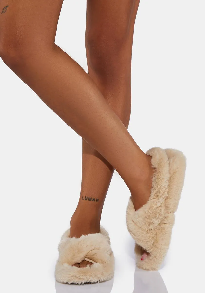 Lois Vegan Fur Slippers