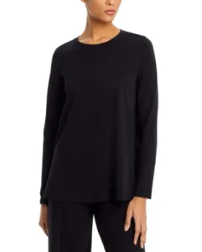 Long Sleeve Crewneck Tunic Top