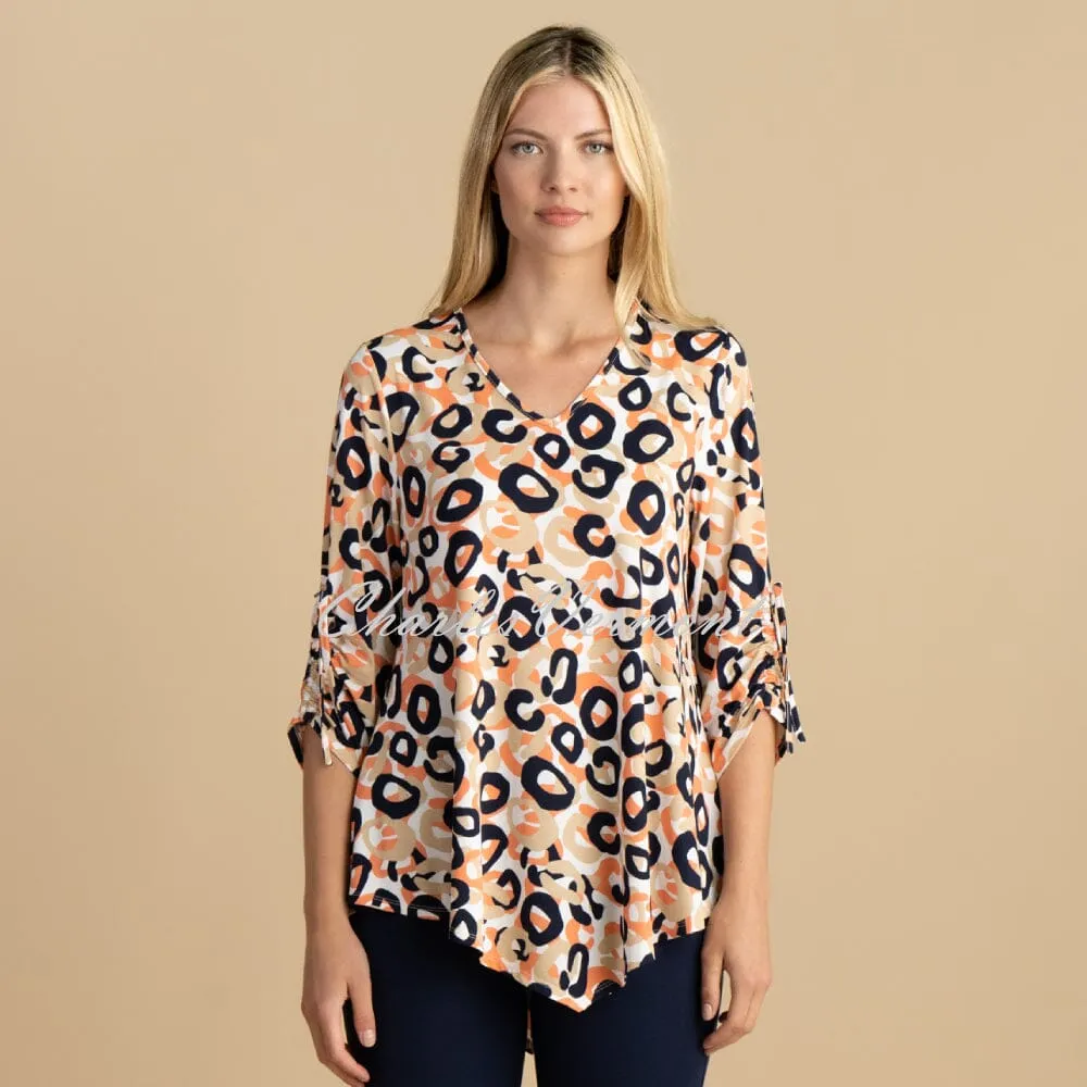 Marble Animal Patterned Top