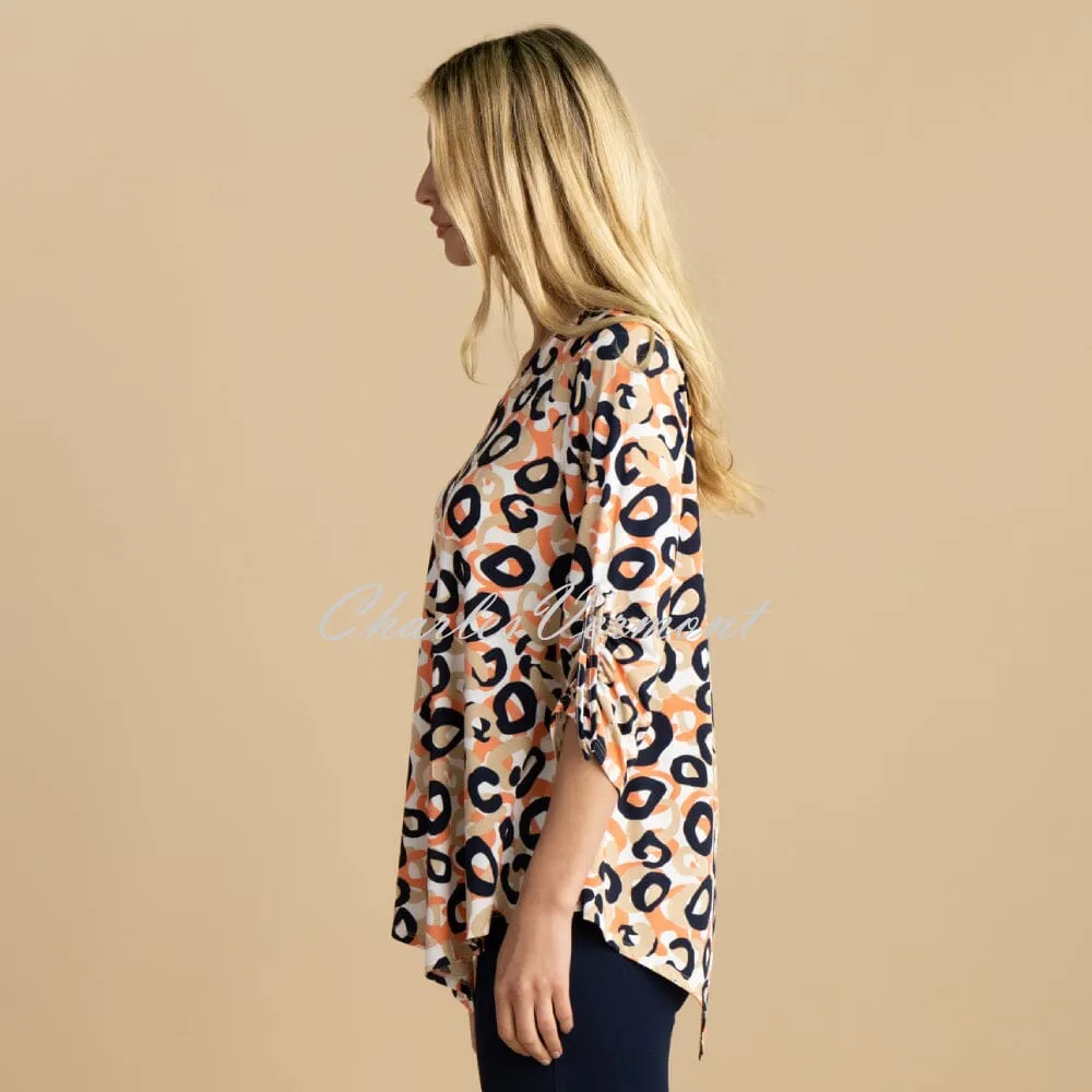 Marble Animal Patterned Top