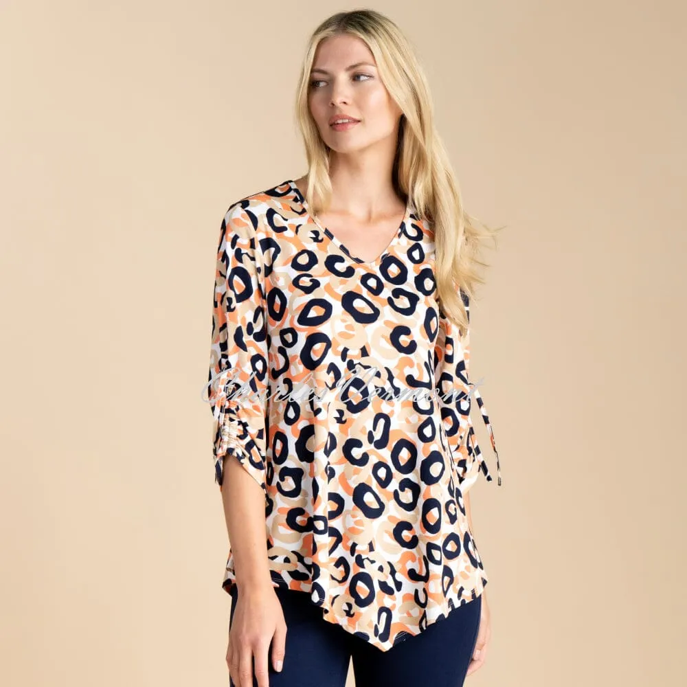 Marble Animal Patterned Top