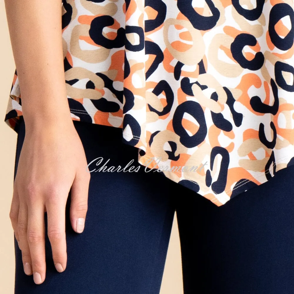 Marble Animal Patterned Top