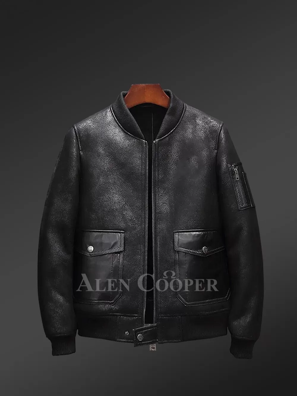 Men Real Shearling Jacket