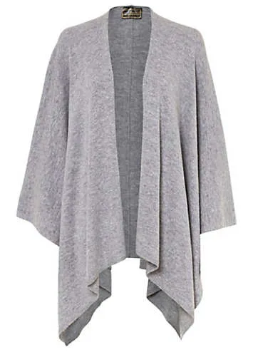 Merino Wool Poncho Look Again by bonprix