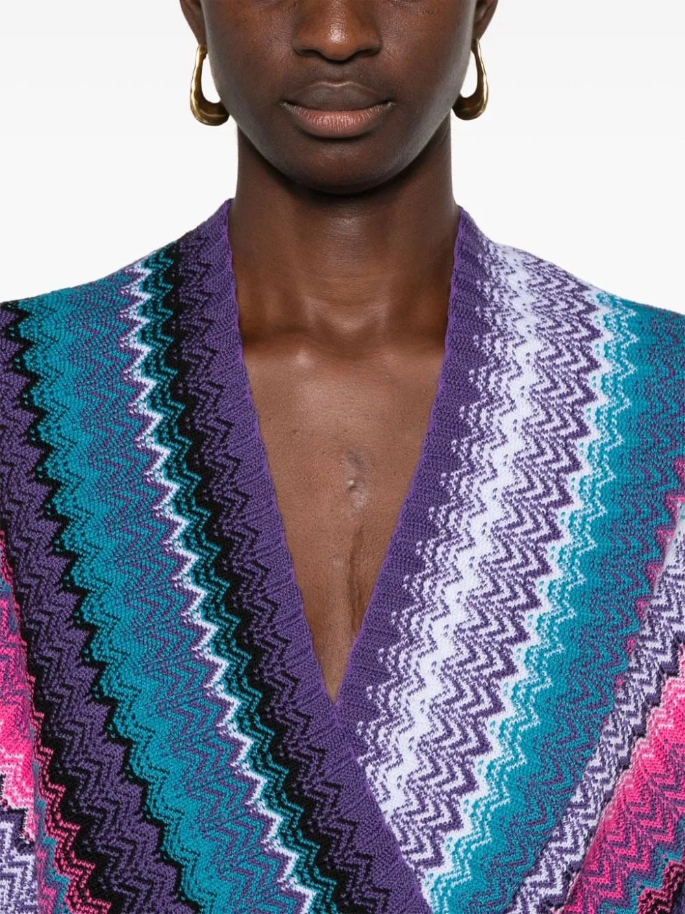 Missoni Zig Zag Wool Poncho