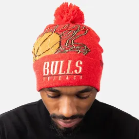 Mitchell & Ness NBA Freethrow Knit Beanie Bulls