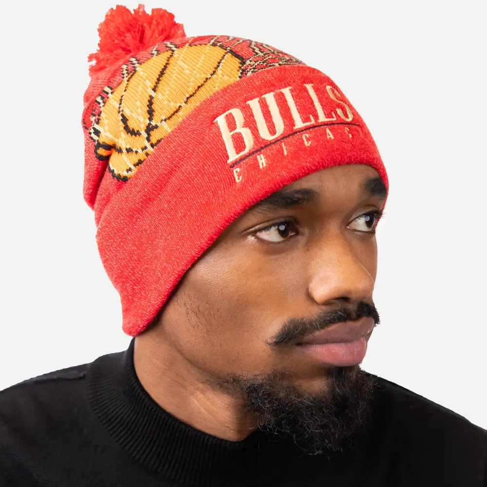 Mitchell & Ness NBA Freethrow Knit Beanie Bulls