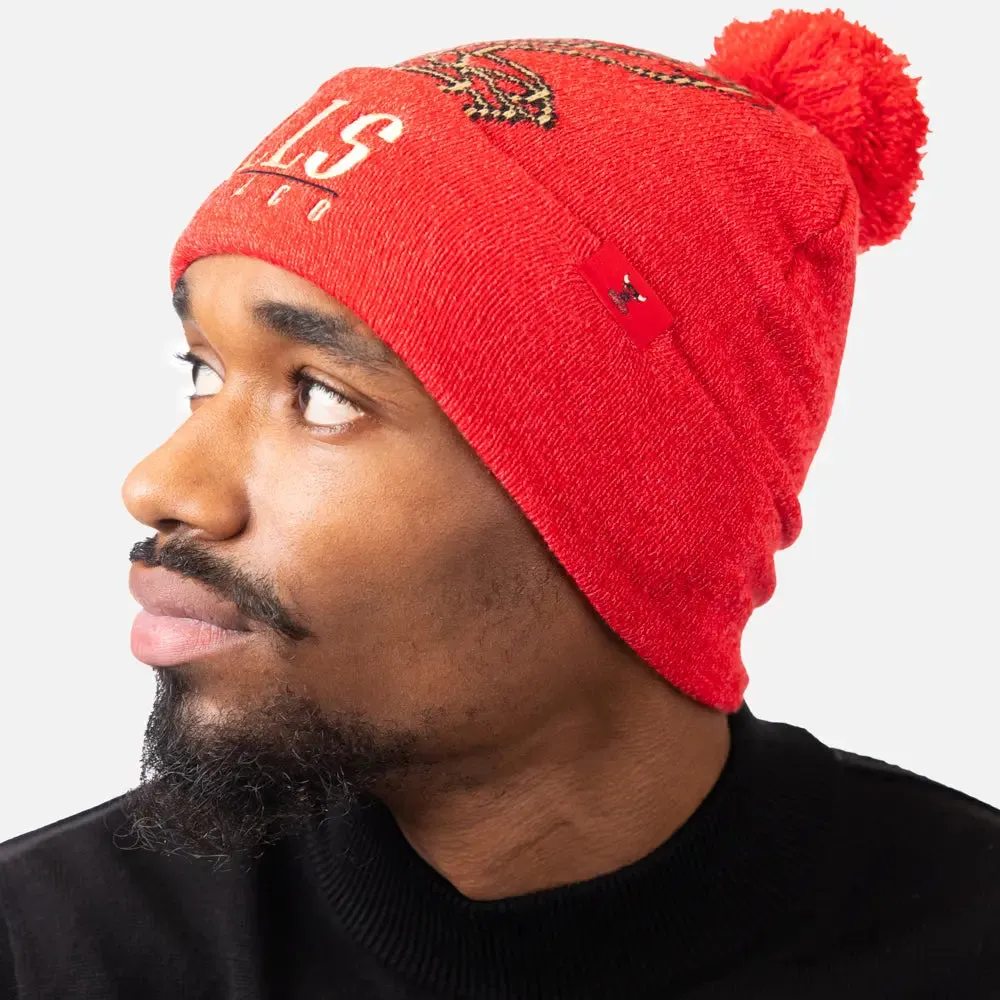 Mitchell & Ness NBA Freethrow Knit Beanie Bulls