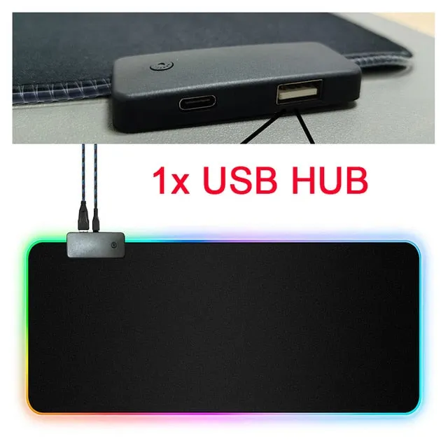 RGB Mouse Pad including Cable