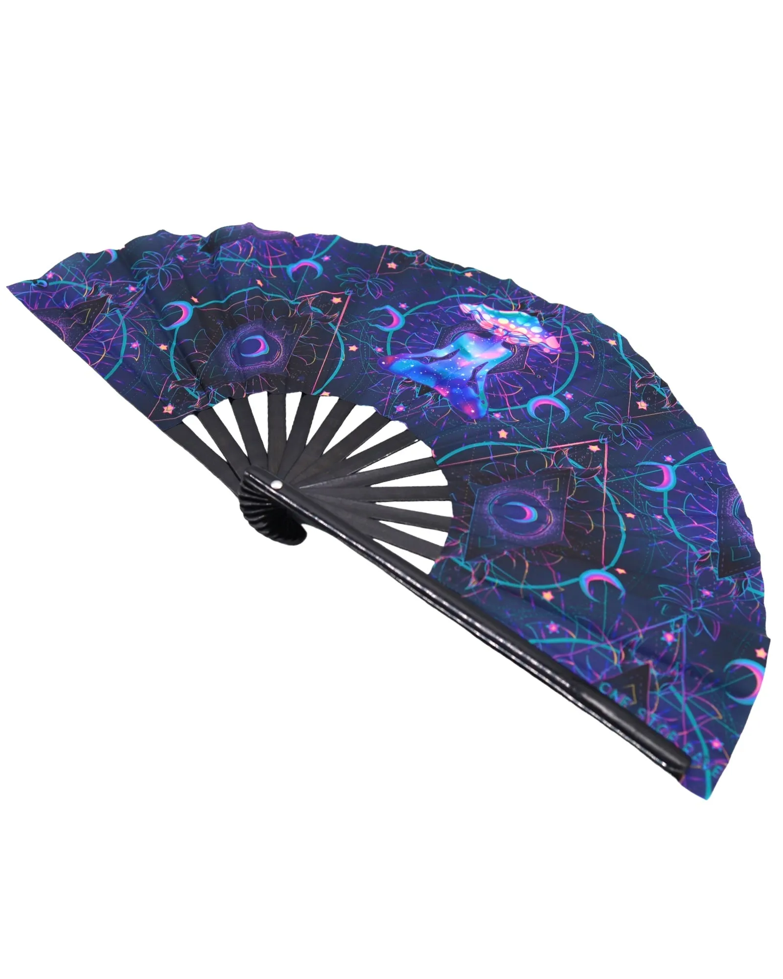 Mushroom Astrology Hand Fan