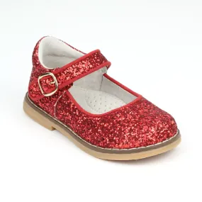 Holiday Glitter Mary Janes by Natasha