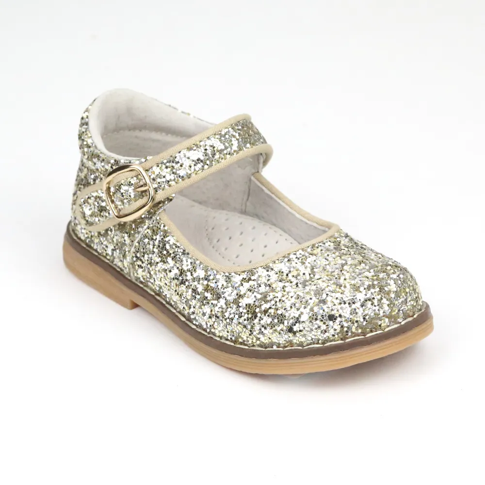 Holiday Glitter Mary Janes by Natasha