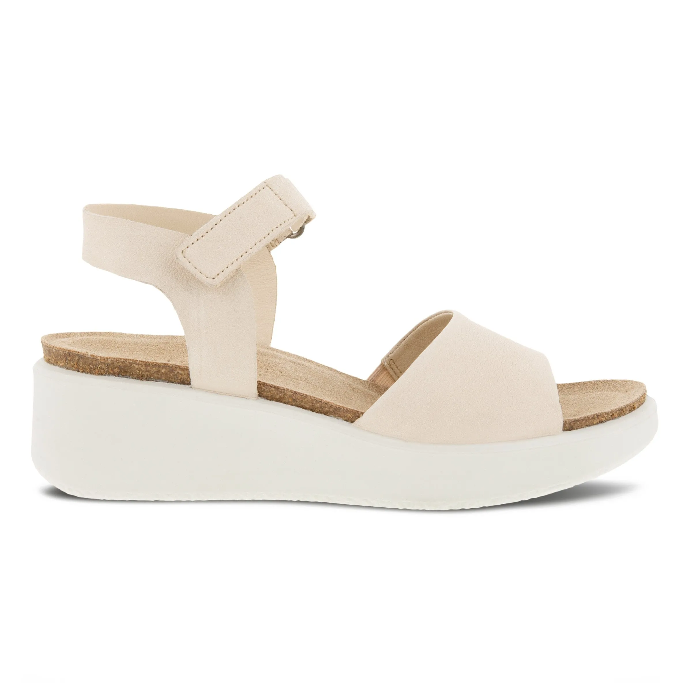 Cork Peep-Toe Wedge