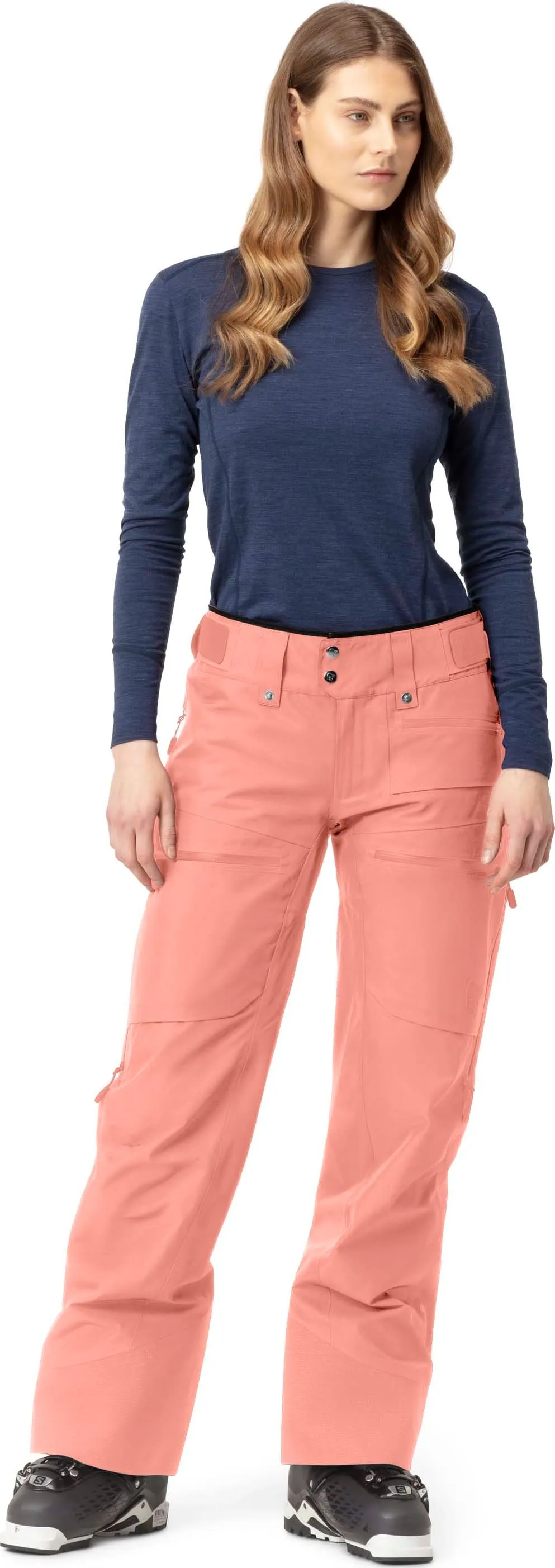 Norrøna Peach Amber Women's Lofoten GORE-TEX Insulated Pants