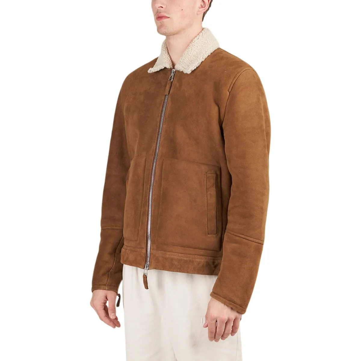 Norse Projects Camel Elliot Shearling Jacket