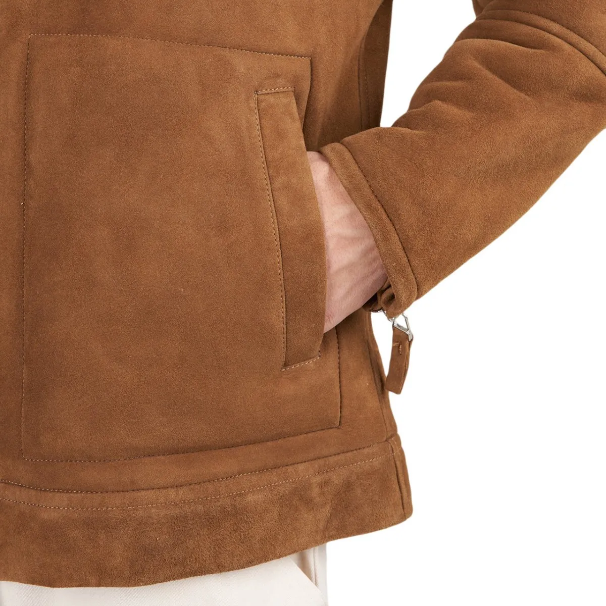 Norse Projects Camel Elliot Shearling Jacket