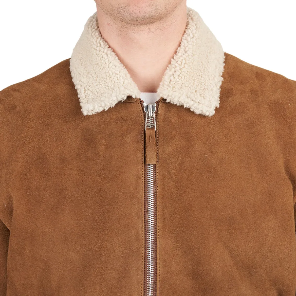 Norse Projects Camel Elliot Shearling Jacket