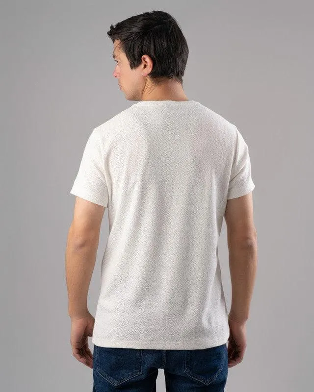 Knit T shirt OFF WHITE