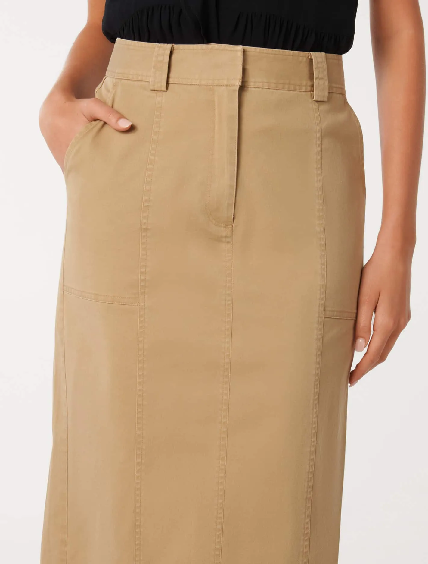 Farrah Maxi Skirt with Pintuck Detail