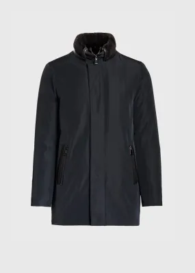 Rain Jacket with Shearling