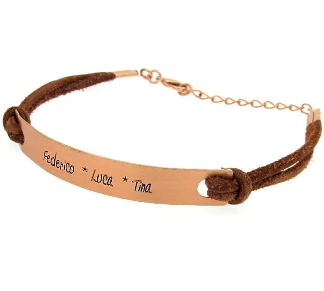 Men's Inspirational Leather Bracelet