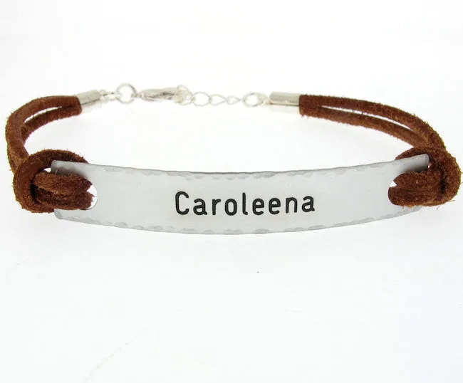 Men's Inspirational Leather Bracelet