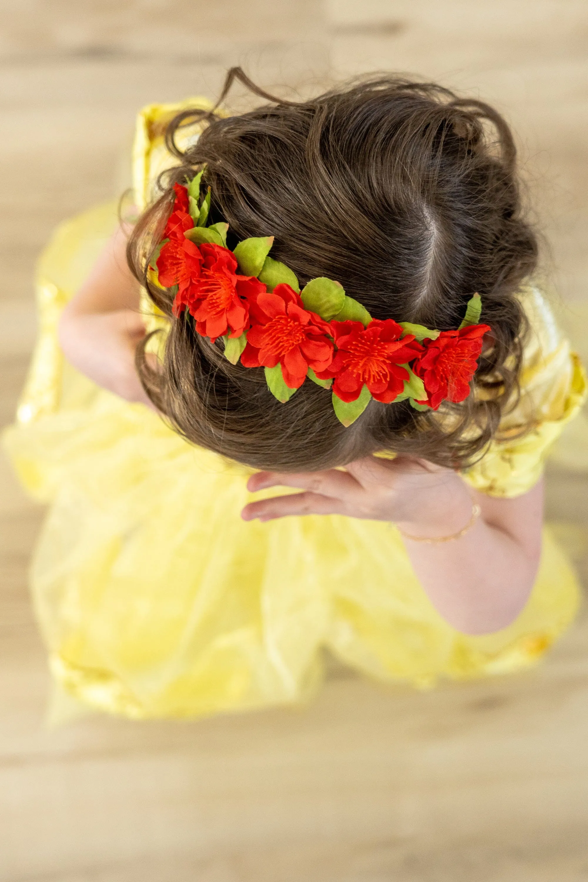 Red Floral Headband