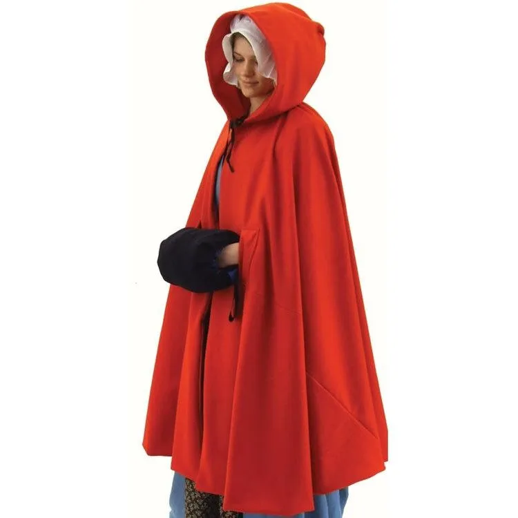 Red Wool Women's Cape