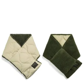 Reversible Down Scarf Cream Olive