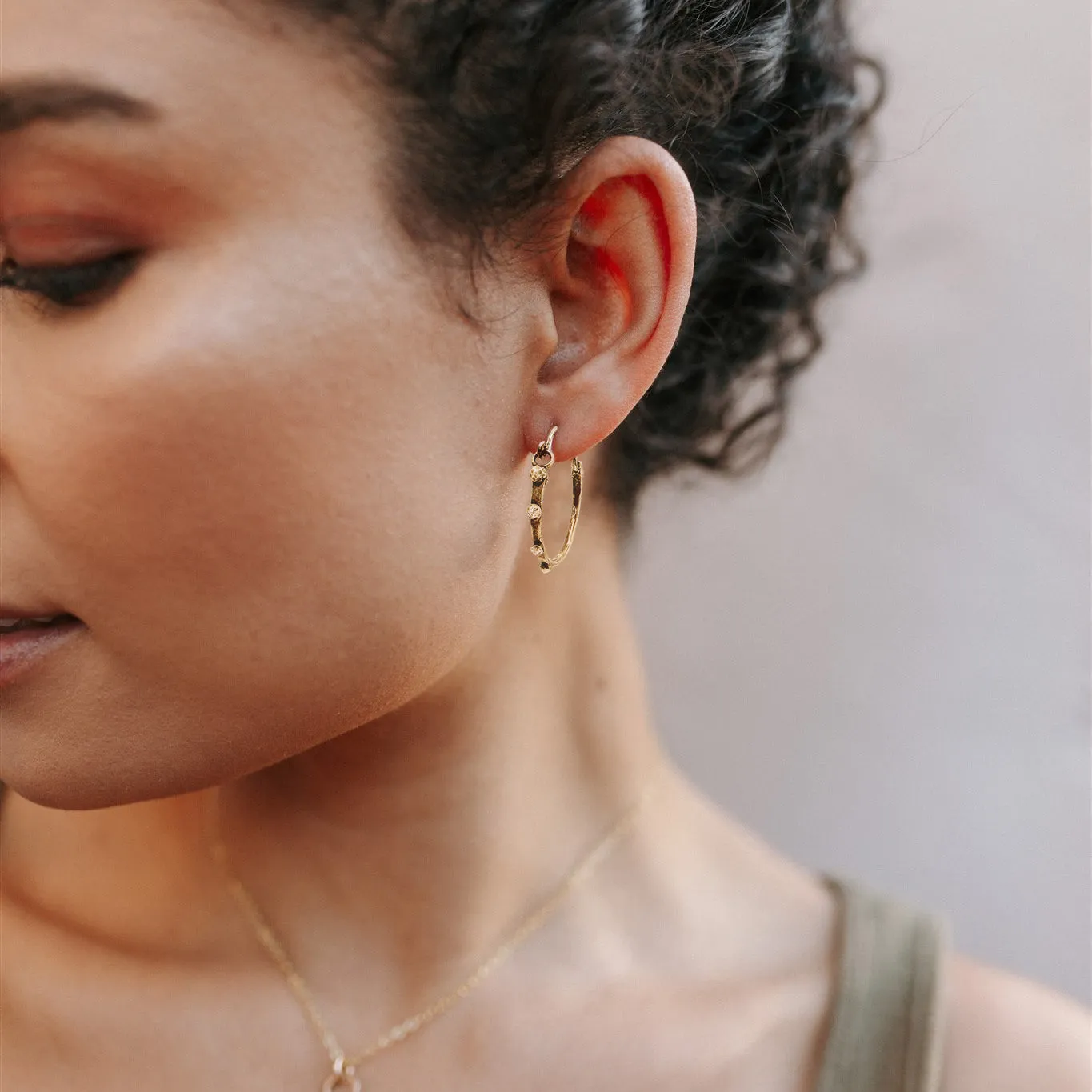 Gold Hoop Earrings