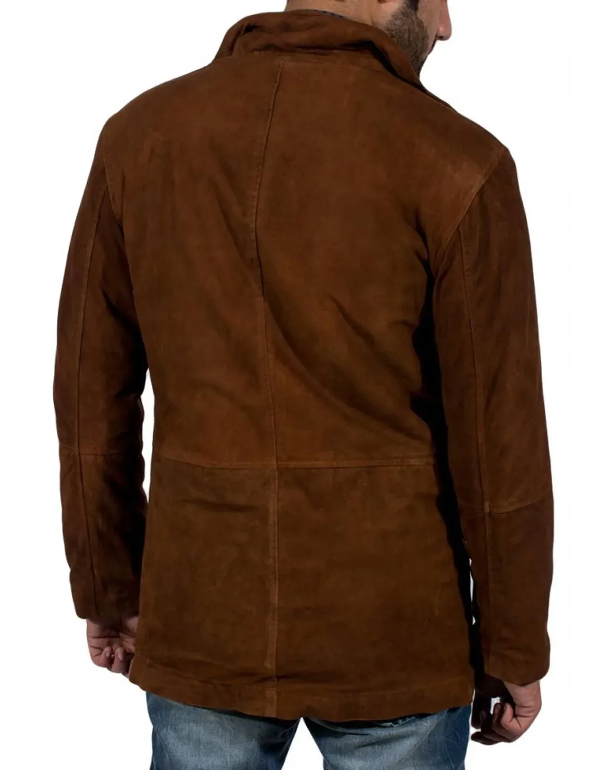 Robert Taylor Longmire Leather Trench Coat William Jacket