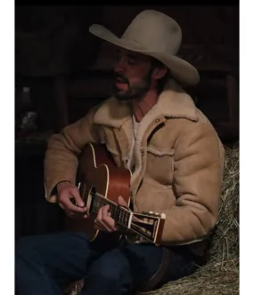 Ryan Bingham Yellowstone Season 4 Shearling Outerwear