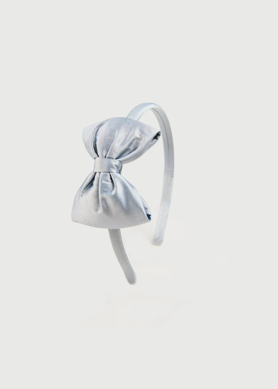 Blue Small Bow Headband