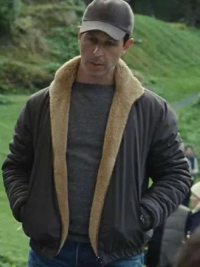 Shearling Jacket worn by Kendall Roy