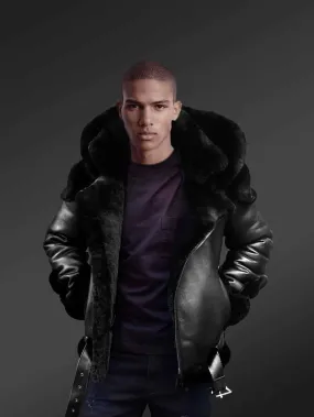 Sheepskin Shearling Motorcycle Jacket