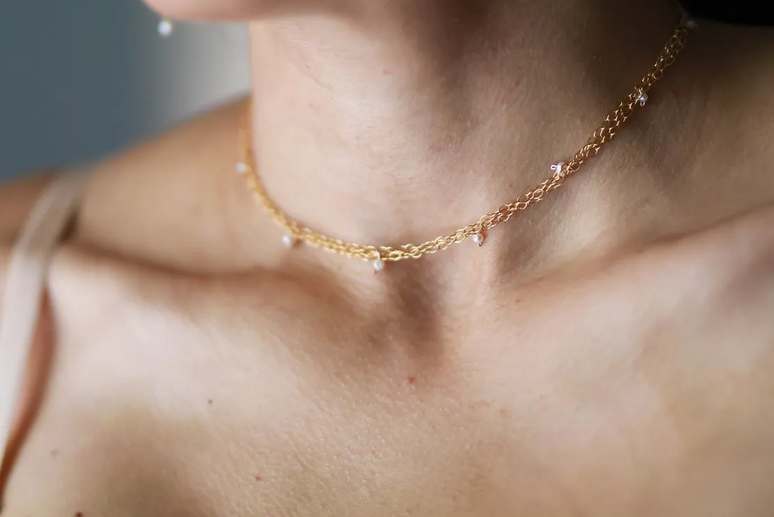 Caged Choker in 14K Gold Filled