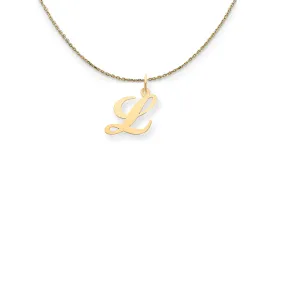 Small Fancy L Necklace